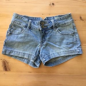 EUC denim jean shorts size 1